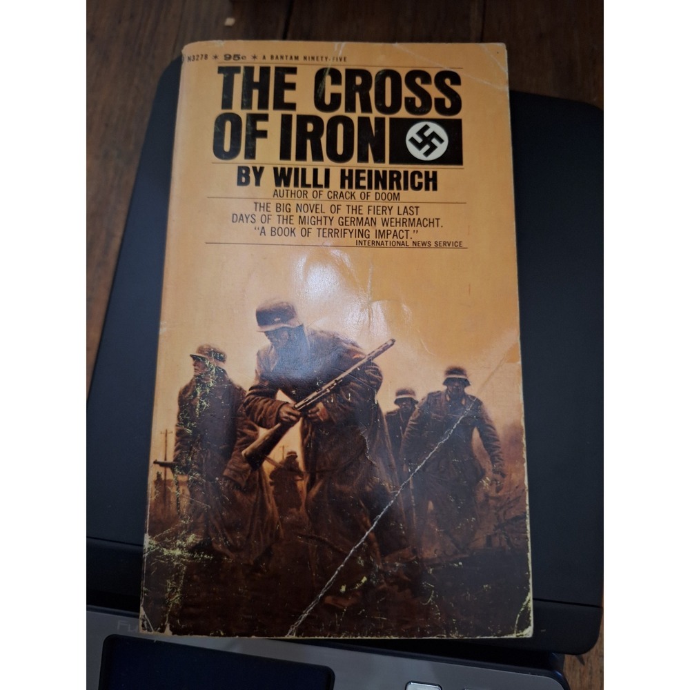 The Cross of Iron Willi Heinrich 1967 Bantam Paperback WWII War Novel Vintage